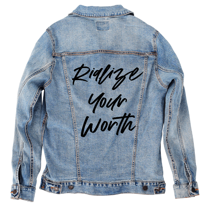 Customer Designed Custom Denim Jacket (hand-crafted) with 3 color choices of jacket: Stonewash, White, or Black. Unisex XS S M L XL 2X 3X. USA hand-crafted and USA digitally printed. Ships free within the USA & also ships Internationally.