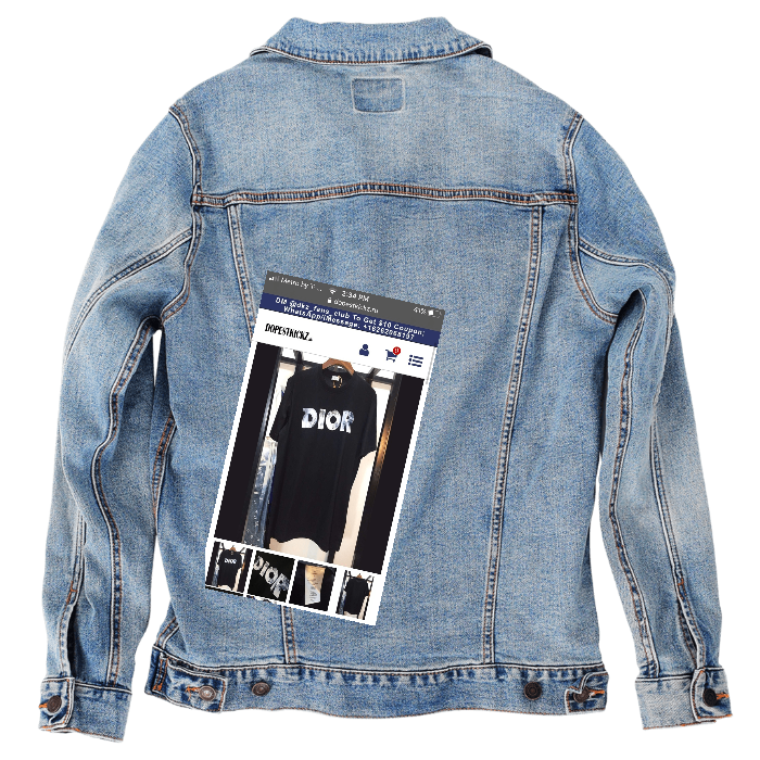 Customer Designed Custom Denim Jacket (hand-crafted) with 3 color choices of jacket: Stonewash, White, or Black. Unisex XS S M L XL 2X 3X. USA hand-crafted and USA digitally printed. Ships free within the USA & also ships Internationally.