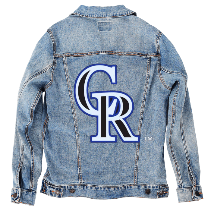 Customer Designed Custom Denim Jacket (hand-crafted) with 3 color choices of jacket: Stonewash, White, or Black. Unisex XS S M L XL 2X 3X. USA hand-crafted and USA digitally printed. Ships free within the USA & also ships Internationally.