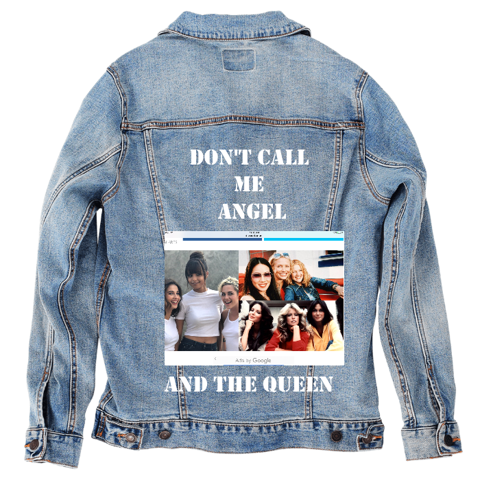 Customer Designed Custom Denim Jacket (hand-crafted) with 3 color choices of jacket: Stonewash, White, or Black. Unisex XS S M L XL 2X 3X. USA hand-crafted and USA digitally printed. Ships free within the USA & also ships Internationally.