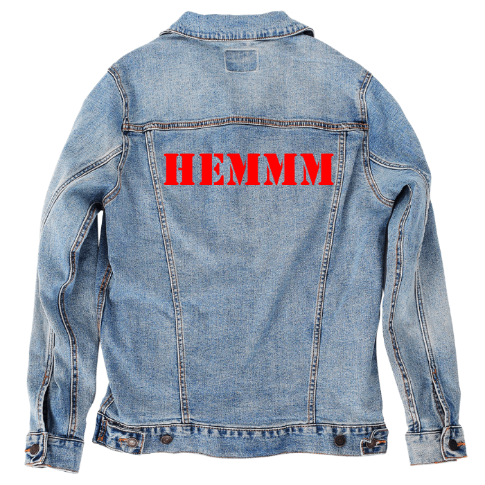 Customer Designed Custom Denim Jacket (hand-crafted) with 3 color choices of jacket: Stonewash, White, or Black. Unisex XS S M L XL 2X 3X. USA hand-crafted and USA digitally printed. Ships free within the USA & also ships Internationally.