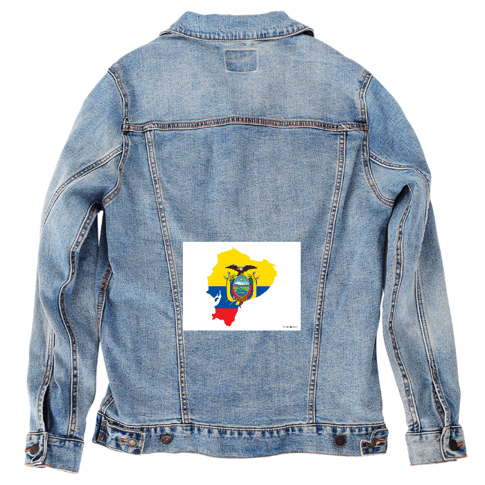 Customer Designed Custom Denim Jacket (hand-crafted) with 3 color choices of jacket: Stonewash, White, or Black. Unisex XS S M L XL 2X 3X. USA hand-crafted and USA digitally printed. Ships free within the USA & also ships Internationally.