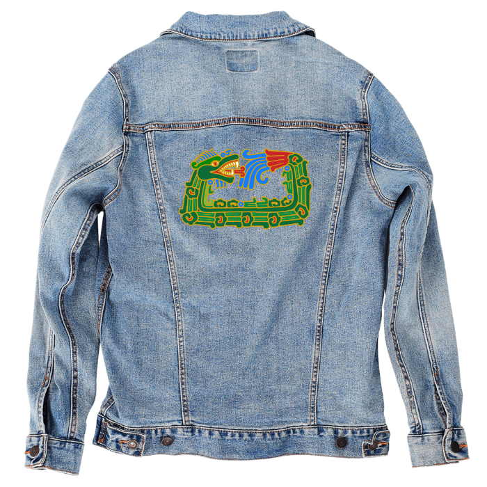 Customer Designed Custom Denim Jacket (hand-crafted) with 3 color choices of jacket: Stonewash, White, or Black. Unisex XS S M L XL 2X 3X. USA hand-crafted and USA digitally printed. Ships free within the USA & also ships Internationally.