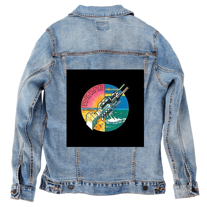 Customer Designed Custom Denim Jacket (hand-crafted) with 3 color choices of jacket: Stonewash, White, or Black. Unisex XS S M L XL 2X 3X. USA hand-crafted and USA digitally printed. Ships free within the USA & also ships Internationally.