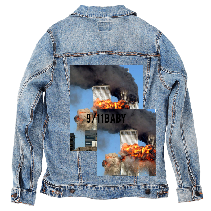 Customer Designed Custom Denim Jacket (hand-crafted) with 3 color choices of jacket: Stonewash, White, or Black. Unisex XS S M L XL 2X 3X. USA hand-crafted and USA digitally printed. Ships free within the USA & also ships Internationally.