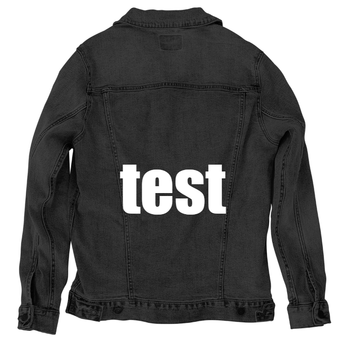 Customer Designed Custom Denim Jacket (hand-crafted) with 3 color choices of jacket: Stonewash, White, or Black. Unisex XS S M L XL 2X 3X. USA hand-crafted and USA digitally printed. Ships free within the USA & also ships Internationally.