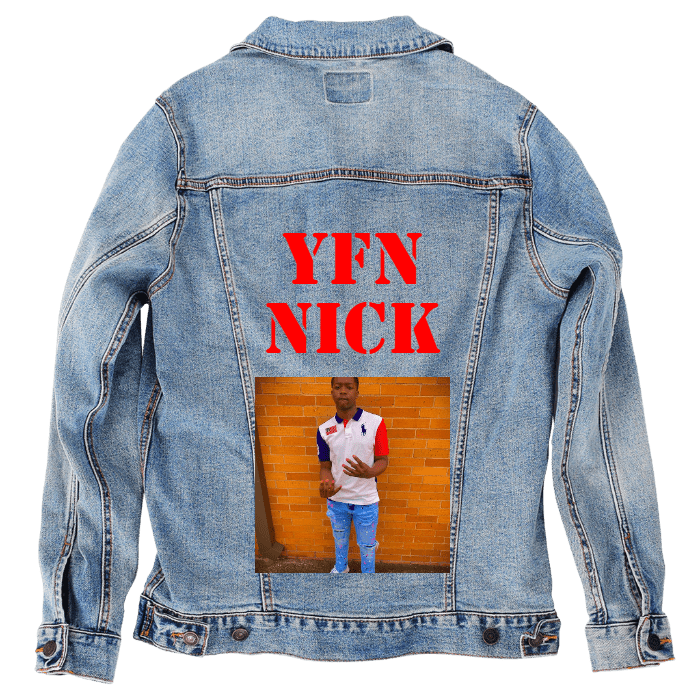 zakeke-design L / Stonewash Customer Designed Custom Denim Jacket (hand-crafted) with 3 color choices of jacket: Stonewash, White, or Black. Unisex XS S M L XL 2X 3X. USA hand-crafted and USA digitally printed. Ships free within the USA & also ships Internationally. Customer Designed Custom Denim Jacket (hand-crafted) with 3 color choices of jacket: Stonewash, White, or Black. Unisex XS S M L XL 2X 3X. USA hand-crafted and USA digitally printed. Ships free within the USA & also ships Internationally.