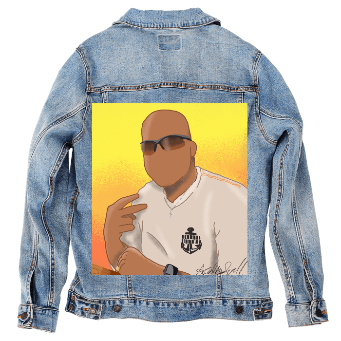 zakeke-design XL / Stonewash Customer Designed Custom Denim Jacket (hand-crafted) with 3 color choices of jacket: Stonewash, White, or Black. Unisex XS S M L XL 2X 3X. USA hand-crafted and USA digitally printed. Ships free within the USA & also ships Internationally. Customer Designed Custom Denim Jacket (hand-crafted) with 3 color choices of jacket: Stonewash, White, or Black. Unisex XS S M L XL 2X 3X. USA hand-crafted and USA digitally printed. Ships free within the USA & also ships Internationally.