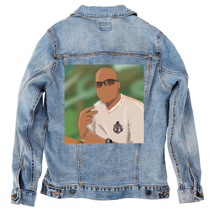 zakeke-design XL / Stonewash Customer Designed Custom Denim Jacket (hand-crafted) with 3 color choices of jacket: Stonewash, White, or Black. Unisex XS S M L XL 2X 3X. USA hand-crafted and USA digitally printed. Ships free within the USA & also ships Internationally. Customer Designed Custom Denim Jacket (hand-crafted) with 3 color choices of jacket: Stonewash, White, or Black. Unisex XS S M L XL 2X 3X. USA hand-crafted and USA digitally printed. Ships free within the USA & also ships Internationally.