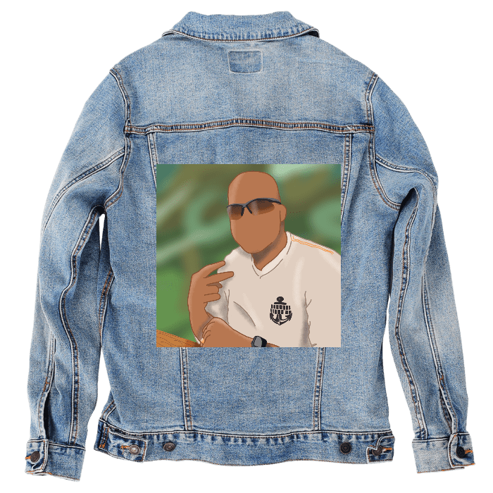 zakeke-design XL / Stonewash Customer Designed Custom Denim Jacket (hand-crafted) with 3 color choices of jacket: Stonewash, White, or Black. Unisex XS S M L XL 2X 3X. USA hand-crafted and USA digitally printed. Ships free within the USA & also ships Internationally. Customer Designed Custom Denim Jacket (hand-crafted) with 3 color choices of jacket: Stonewash, White, or Black. Unisex XS S M L XL 2X 3X. USA hand-crafted and USA digitally printed. Ships free within the USA & also ships Internationally.