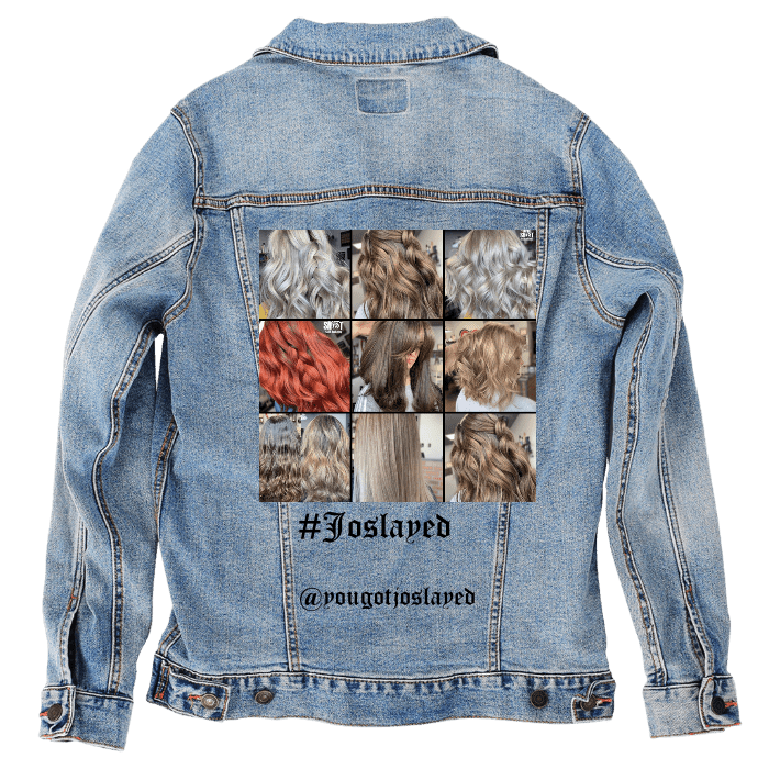 zakeke-design XS / Stonewash Customer Designed Custom Denim Jacket (hand-crafted) with 3 color choices of jacket: Stonewash, White, or Black. Unisex XS S M L XL 2X 3X. USA hand-crafted and USA digitally printed. Ships free within the USA & also ships Internationally. Customer designed hand-crafted denim jacket digitally printed
